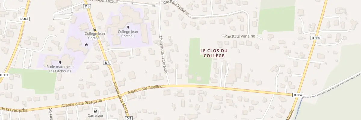 Plan du 9 Av des Abeilles à Lège-Cap-Ferret