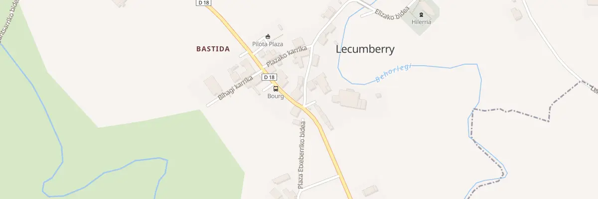 Plan du 5034 Bastide à Lecumberry