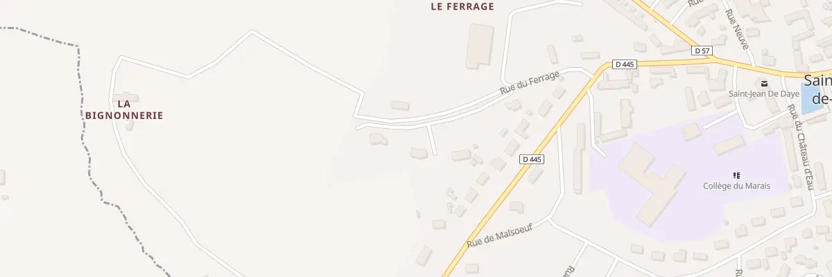 Plan du 19 Rue du Ferrage à Saint-Jean-de-Daye