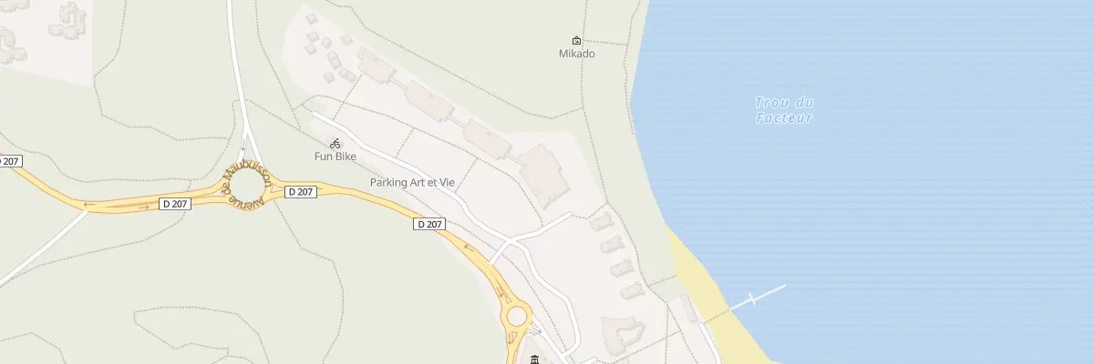 Plan du 156 Av de Maubuisson à Carcans