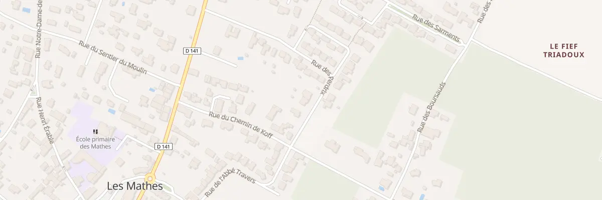 Plan du 9 Rue des Perdrix aux Mathes