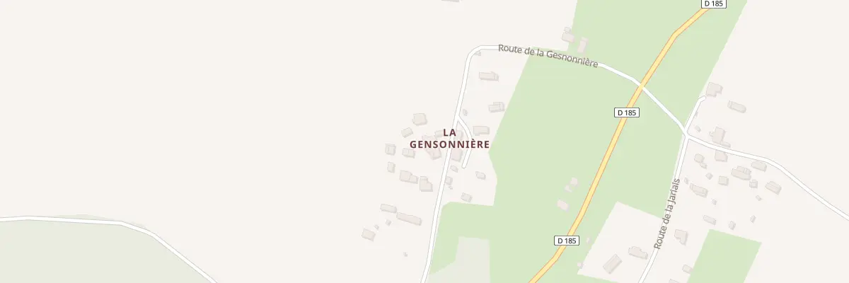 Plan du 6 Rte de la Gesnonniere - Virey à Saint-Hilaire-du-Harcouët