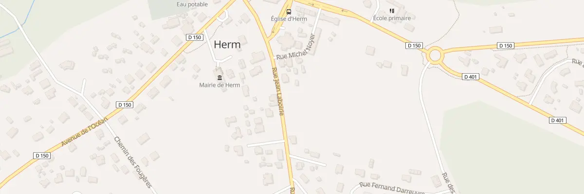 Plan du 745 Rue des Chênes à Herm