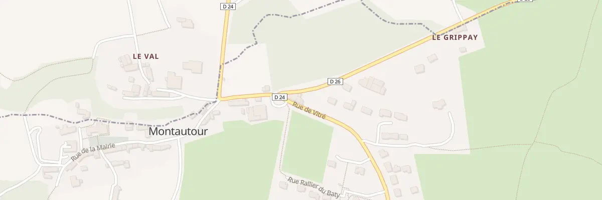 Plan du 2 Rue de Prince à Montautour