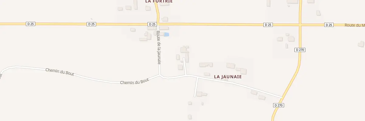 Plan du 201 Rte de la Jaunaie à Fontaine-Couverte