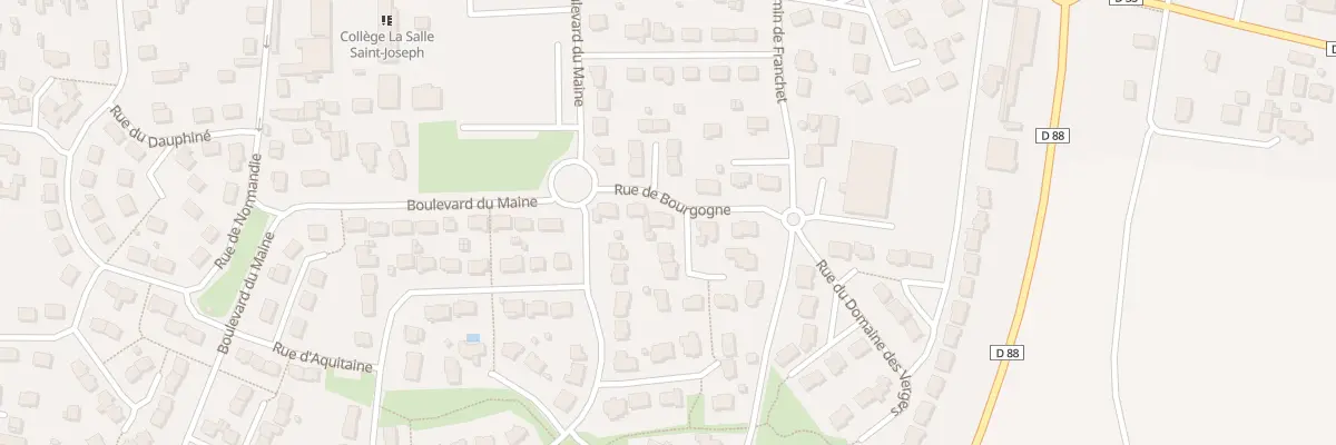 Plan du 6 Rue de Bourgogne à Argentré-du-Plessis
