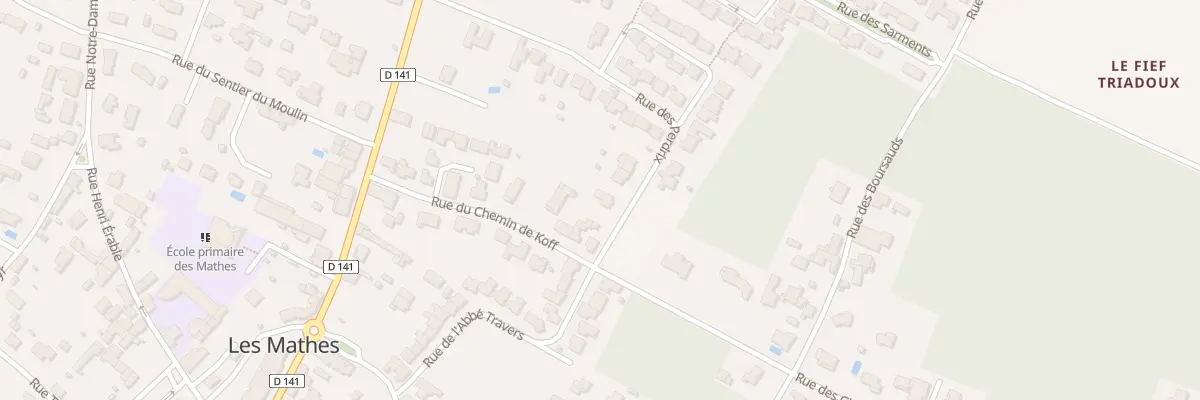 Plan du 5 Rue des Perdrix aux Mathes