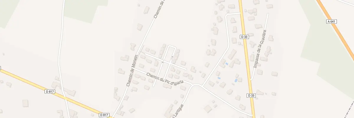 Plan du 8 All du Mondarrain à Orthevielle