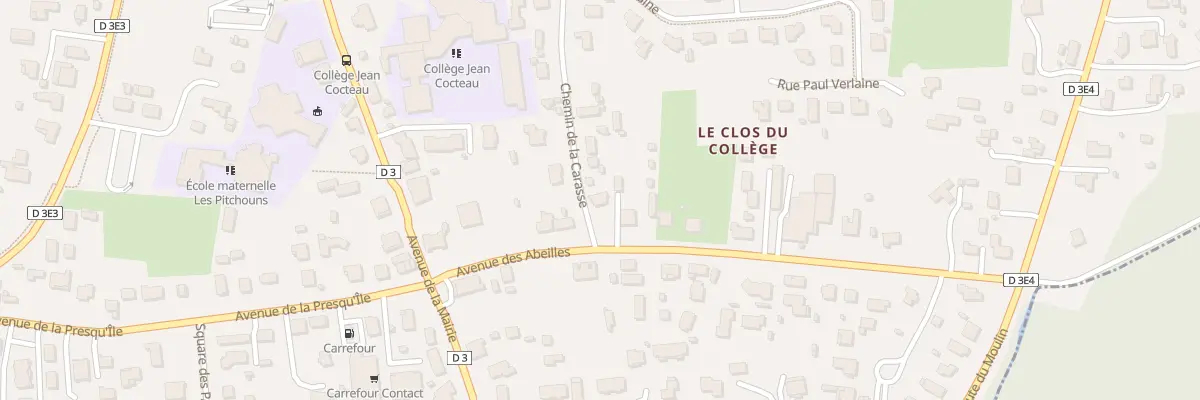 Plan du 2 Che de la Carasse à Lège-Cap-Ferret