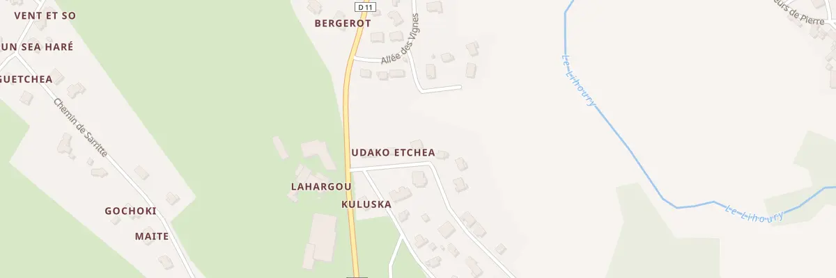 Plan du 5 All Baroun à Bidache