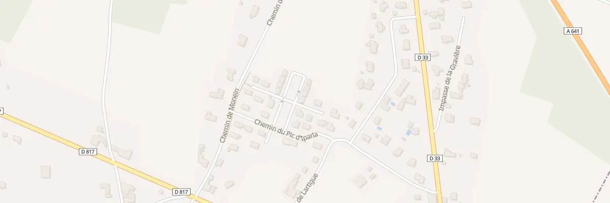 Plan du 6 All du Mondarrain à Orthevielle