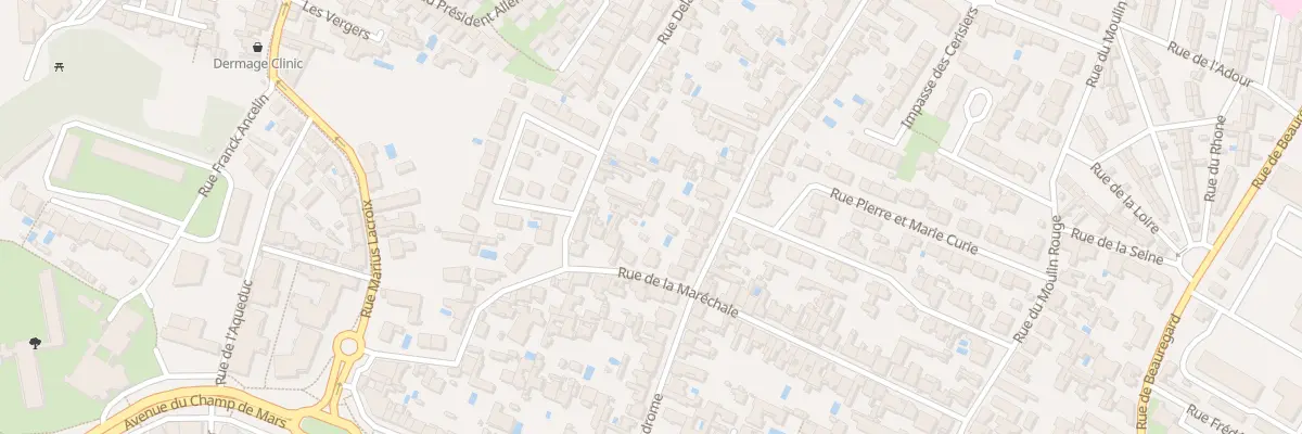 Plan du 40 Rue de la Maréchale à La Rochelle