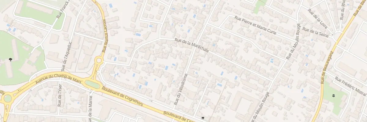 Plan du 19 Rue du Vélodrome à La Rochelle
