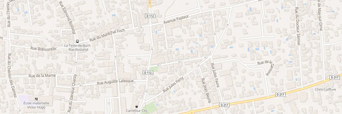 Plan du 1E Rue Alexandre Lhermite à La Teste-de-Buch