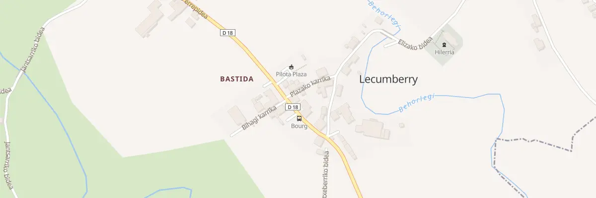 Plan du 5005 Bastide à Lecumberry