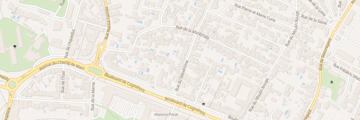Plan du 13 Rue du Vélodrome à La Rochelle