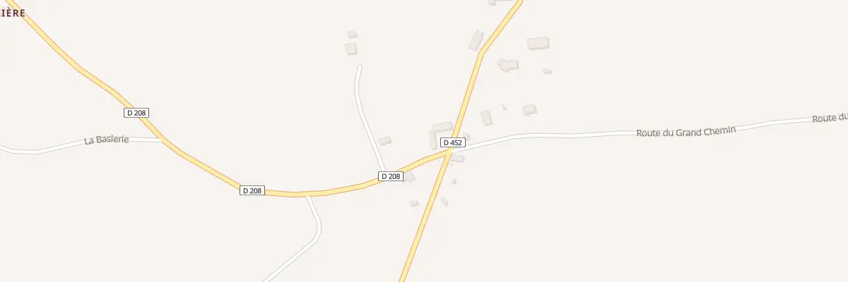 Plan du 2 Rte de la Bouillotte à Beaucoudray