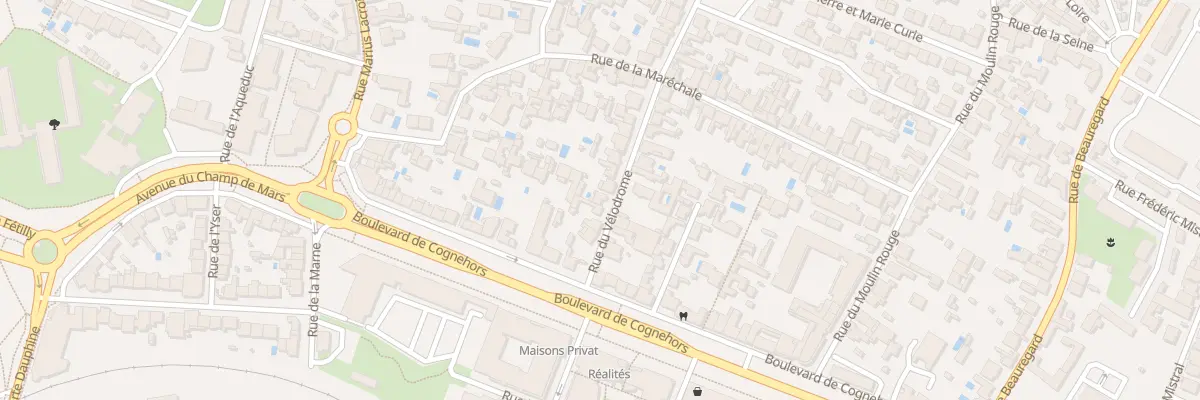 Plan du 9 Rue du Vélodrome à La Rochelle