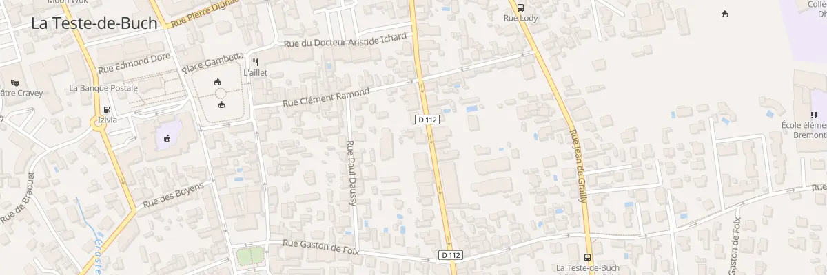 Plan du 32B Rue du Pdt Carnot à La Teste-de-Buch