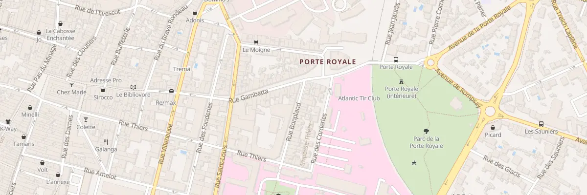 Plan du 7 Rue Bonpland à La Rochelle