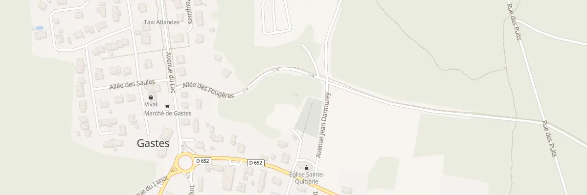 Plan du 161 Av de la Cote d’Argent à Gastes