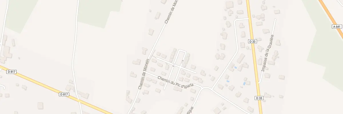 Plan du 7 All du Mondarrain à Orthevielle