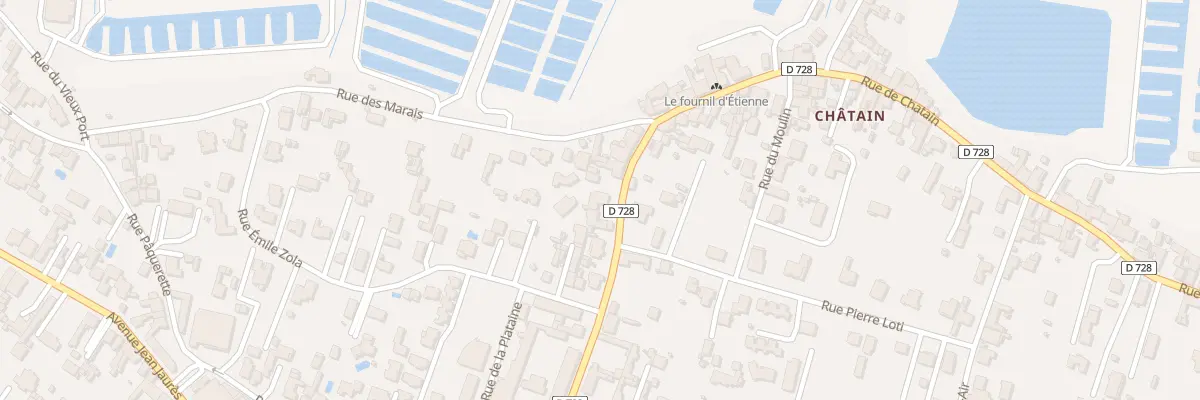 Plan du 36 Rue Léon Oriou à Bourcefranc-le-Chapus