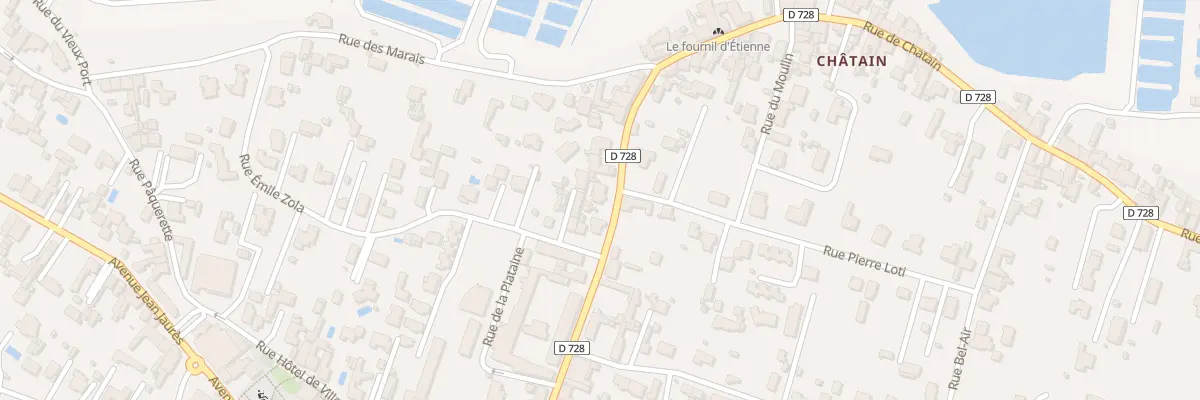 Plan du 30 Rue Léon Oriou à Bourcefranc-le-Chapus
