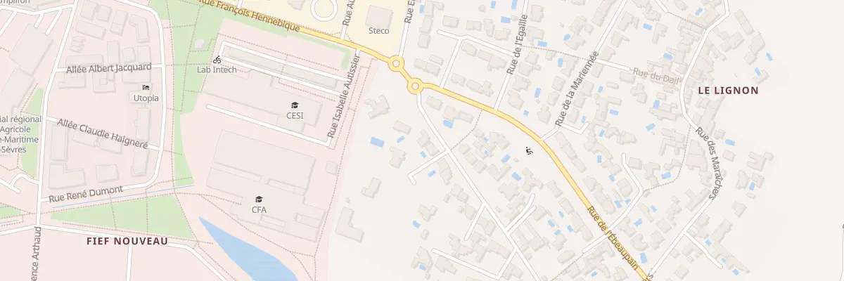 Plan du 2B Rue du Pas des Chèvres à Lagord