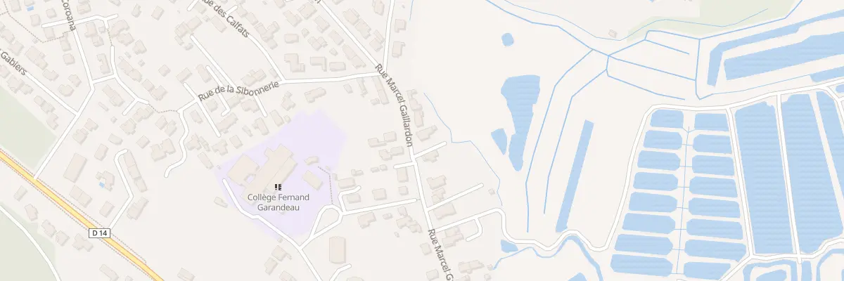 Plan du 34 Rue Marcel Gaillardon à La Tremblade