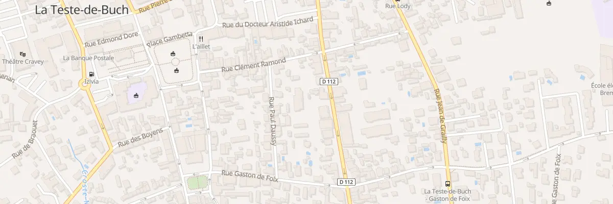 Plan du 34 Rue du Pdt Carnot à La Teste-de-Buch