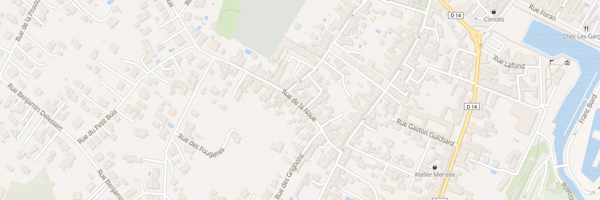 Plan du 14 Rue de la Noue à La Tremblade