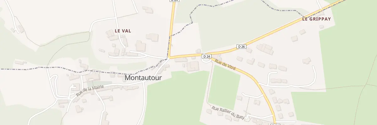 Plan du 5059 Le Bourg à Montautour