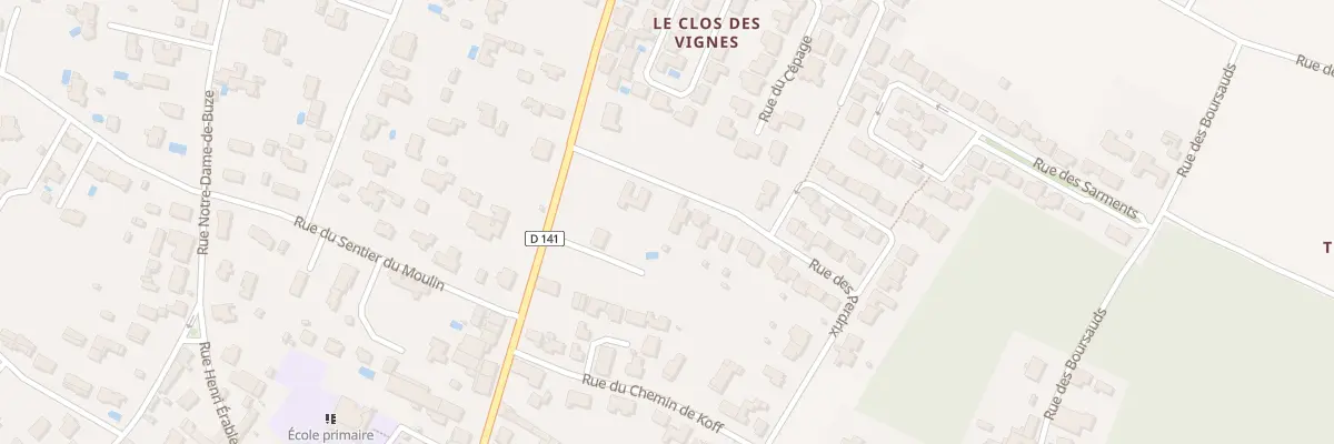 Plan du 37 Rue des Perdrix aux Mathes