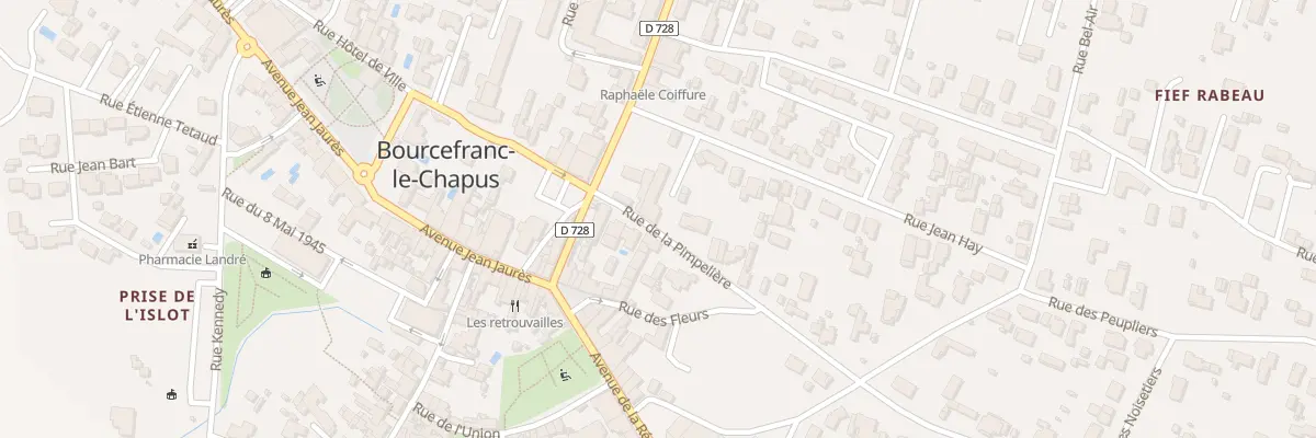Plan du 2 Rue de la Pimpeliére à Bourcefranc-le-Chapus