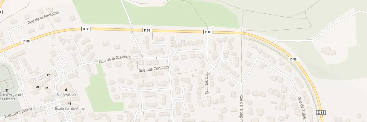 Plan du 10 Rue des Acacias à Argentré-du-Plessis