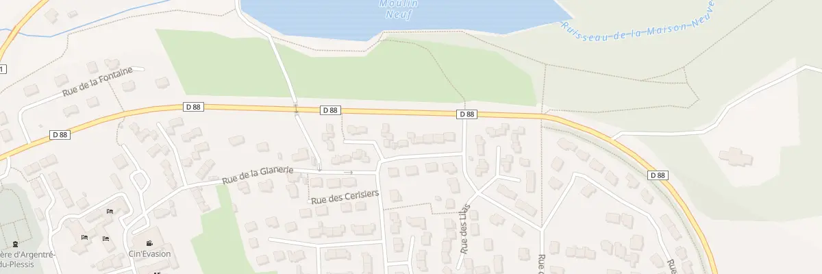 Plan du 9 Rue des Acacias à Argentré-du-Plessis