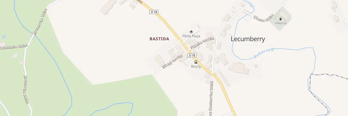 Plan du 5002 Bastide à Lecumberry