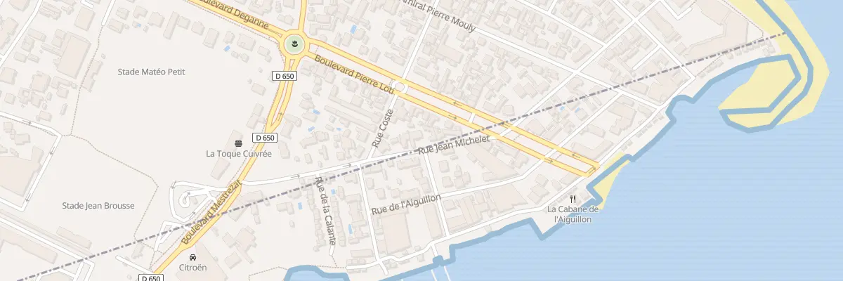 Plan du 21 Rue Jean Michelet à Arcachon