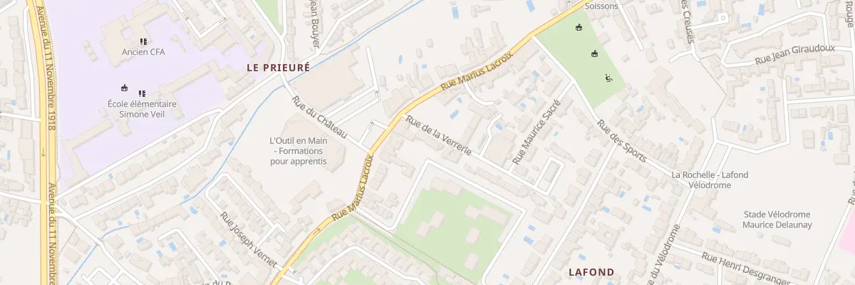 Plan du 4B Rue de la Verrerie à La Rochelle