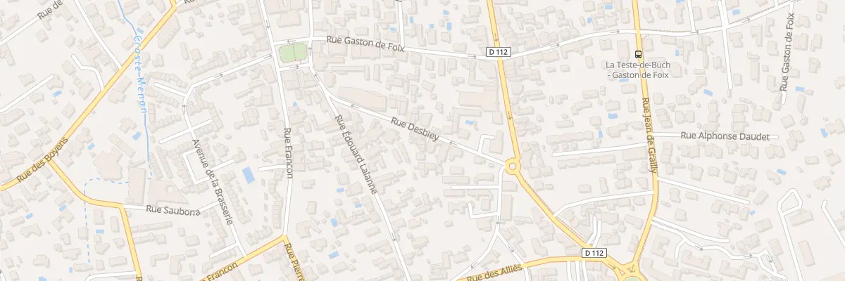 Plan du 22T Rue Desbiey à La Teste-de-Buch
