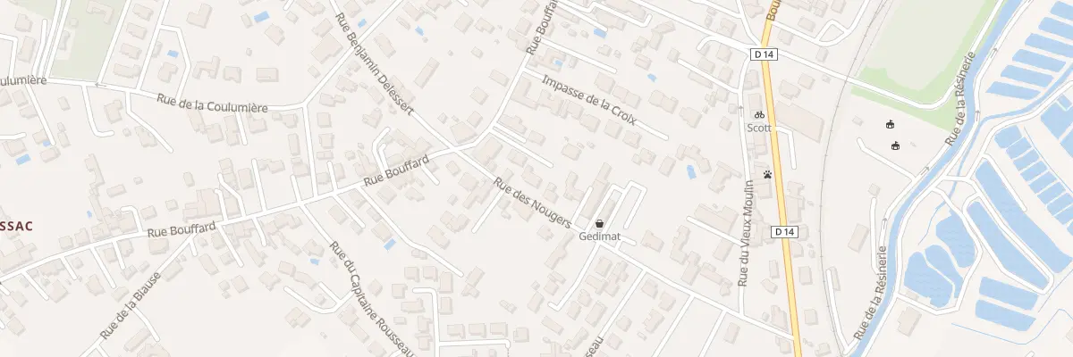 Plan du 18 Rue des Nougers à La Tremblade