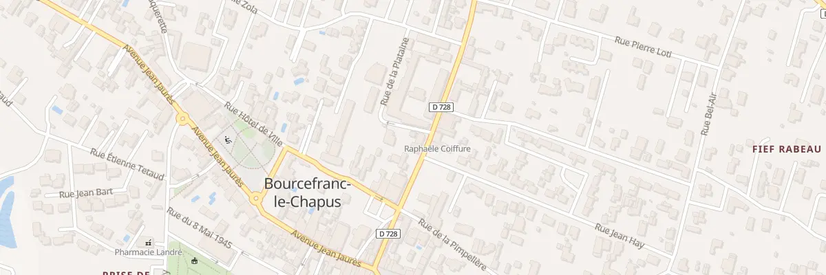 Plan du 19 Rue de la Plataine à Bourcefranc-le-Chapus