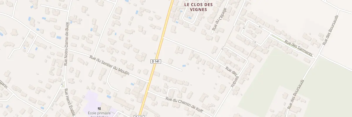 Plan du 41 Rue des Perdrix aux Mathes