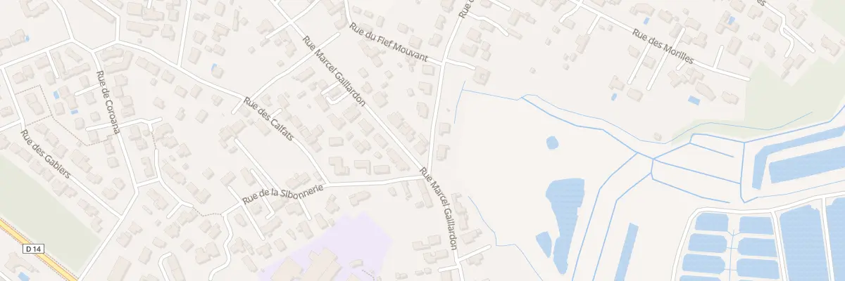 Plan du 36 Rue Marcel Gaillardon à La Tremblade