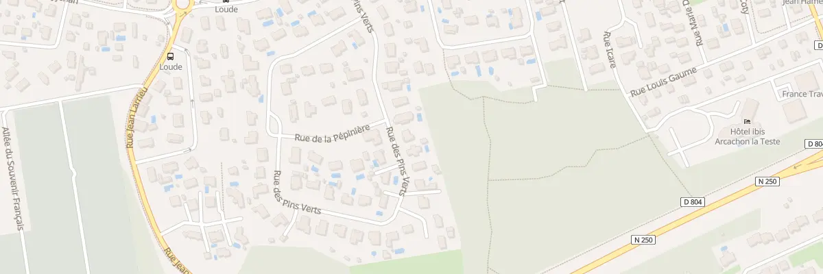Plan du 21 Rue des Pins Verts à La Teste-de-Buch