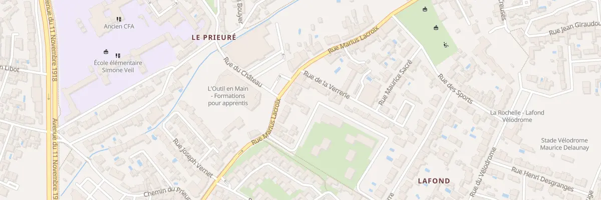 Plan du 96 Rue Marius Lacroix à La Rochelle