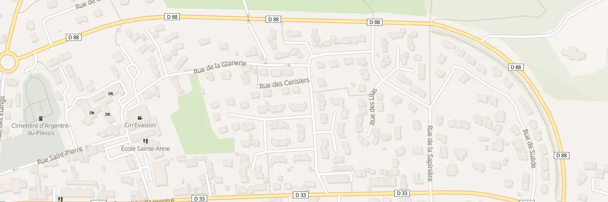 Plan du 17 Rue Port-Louis à Argentré-du-Plessis