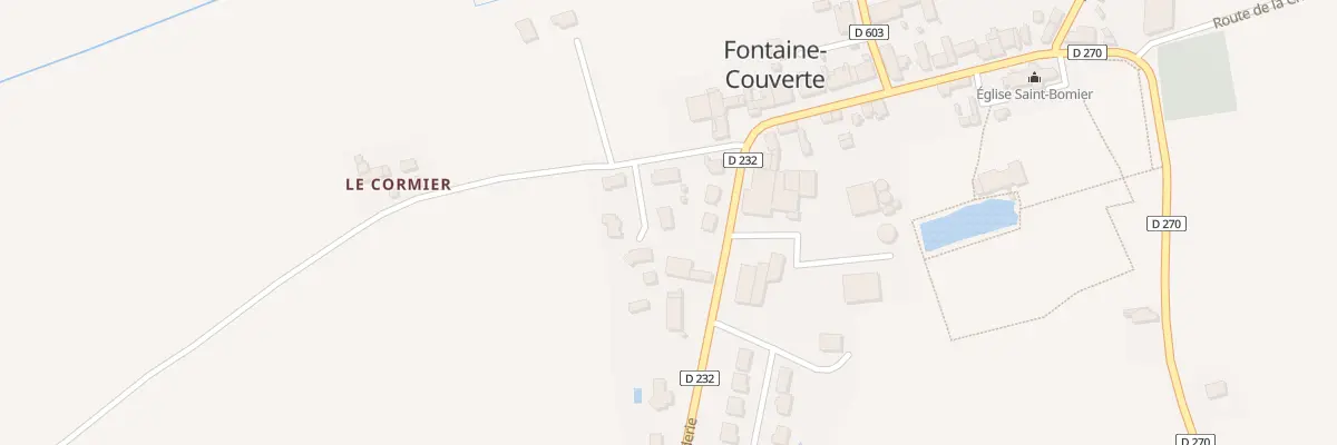 Plan du 3 Rue du Pommier à Fontaine-Couverte