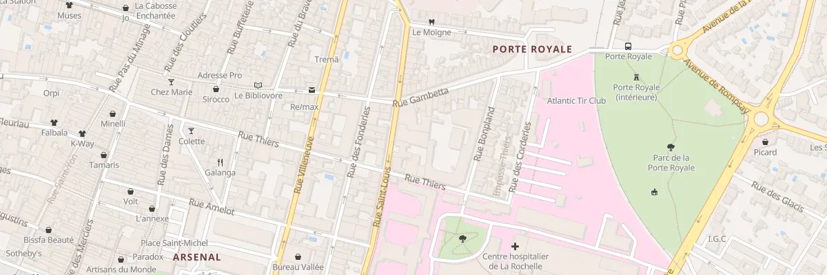 Plan du 16 Rue Saint-Louis à La Rochelle